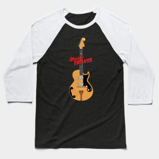 Merle Travis Hollow Body Bigsby Electric Guitar II Baseball T-Shirt